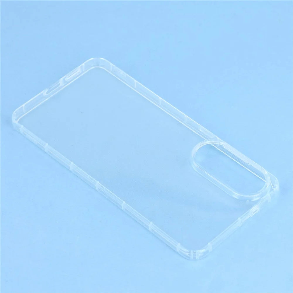 For Samsung Galaxy S25 Edge Case Airbag Protection TPU Clear Phone Back Cover Large Lens Cutout - 5