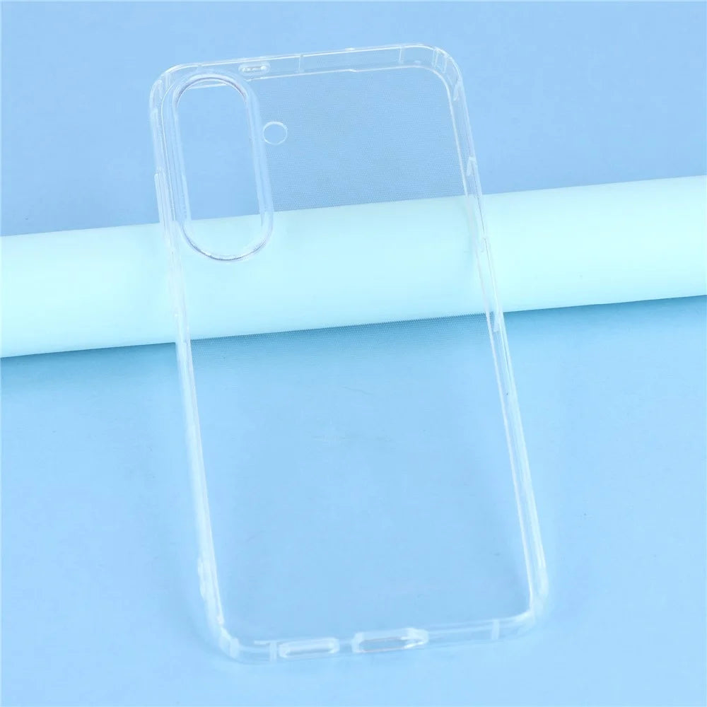 For Samsung Galaxy S25 FE Case Airbag Protection TPU Clear Phone Back Cover Large Lens Cutout - 3