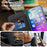 AMORUS For iPhone 17 Case Compatible with MagSafe RFID Blocking Card Holder Leather Phone Cover - Black - 3