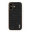 AZNS For iPhone 17 Case Electroplating Crocodile Texture PU + TPU Phone Cover - Black - 2
