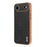 AZNS For iPhone Air Case Electroplating Crocodile Texture PU + TPU Phone Cover - Black - 1