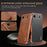 AZNS For iPhone Air Case Electroplating Crocodile Texture PU + TPU Phone Cover - Black - 3