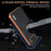 AZNS For iPhone Air Case Electroplating Crocodile Texture PU + TPU Phone Cover - Black - 4