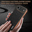 AZNS For iPhone Air Case Electroplating Crocodile Texture PU + TPU Phone Cover - Black - 5