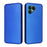 For Fairphone 6 Case Carbon Fiber Texture Drop-Proof PU Leather Phone Cover - Blue - 1