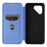 For Fairphone 6 Case Carbon Fiber Texture Drop-Proof PU Leather Phone Cover - Blue - 4