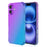 For iPhone 17 Case Gradient Color TPU Phone Case Anti-Drop Phone Cover - Purple  /  Blue - 1