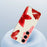 For Samsung Galaxy S25 FE Case Red Flower Pattern Printing Straight Edge TPU Phone Back Cover - Beige - 5