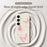For Samsung Galaxy S25 FE Case Butterfly Pattern Printing Straight Edge TPU Phone Back Cover - Beige - 3
