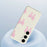 For Samsung Galaxy S25 FE Case Pink Bows Pattern Printing Straight Edge TPU Phone Back Cover - Beige - 5