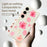 For Samsung Galaxy S25 FE Case Peach Blossoms Shells Pattern Printing Straight Edge TPU Phone Back Cover - Beige - 4