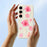 For Samsung Galaxy S25 FE Case Peach Blossoms Shells Pattern Printing Straight Edge TPU Phone Back Cover - Beige - 6