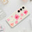 For Samsung Galaxy S25 FE Case Peach Blossoms Shells Pattern Printing Straight Edge TPU Phone Back Cover - Beige - 7