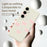 For Samsung Galaxy S25 FE Case Bows Pattern Printing Straight Edge TPU Phone Back Cover - Beige - 4