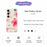 For Samsung Galaxy S25 FE Case Shell Flower Pattern Printing Straight Edge TPU Phone Back Cover - Beige - 2