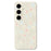 For Samsung Galaxy S25 FE Case Small Flower Branches Pattern Printing Straight Edge TPU Phone Back Cover - Beige - 1