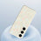 For Samsung Galaxy S25 FE Case Small Flower Branches Pattern Printing Straight Edge TPU Phone Back Cover - Beige - 5