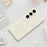 For Samsung Galaxy S25 FE Case Small Flower Branches Pattern Printing Straight Edge TPU Phone Back Cover - Beige - 7