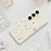 For Samsung Galaxy S25 FE Case Flower Pattern Printing Straight Edge TPU Phone Back Cover - Beige - 7