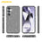AMORUS For Samsung Galaxy S25+ / S24+ Case Soft TPU Hard PC Back Shockproof Phone Cover - Glitter Black - 4