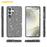 AMORUS For Samsung Galaxy S25 Ultra Case Soft TPU Hard PC Back Shockproof Phone Cover - Glitter Black - 5