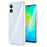 AMORUS For Samsung Galaxy A06 4G Case Soft TPU Hard PC Back Shockproof Phone Cover - Glitter White - 1