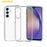 AMORUS For Samsung Galaxy A25 5G (Global) (161mm) Case Soft TPU Hard PC Back Shockproof Phone Cover - Clear White - 3
