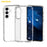 AMORUS For Samsung Galaxy A35 5G Case Soft TPU Hard PC Back Shockproof Phone Cover - Glitter White - 3