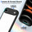 For iPhone Air Case Matte Skin Touch Clear PC + TPU Shockproof Phone Back Cover - Black - 4
