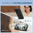For iPhone 17 Pro Case Compatible with MagSafe Hidden Kickstand Skin-Feel Matte PC TPU Phone Back Cover - Black - 5