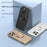 For iPhone 16 Pro Case Compatible with MagSafe Hidden Kickstand Skin-Feel Matte PC TPU Phone Back Cover - Black - 3