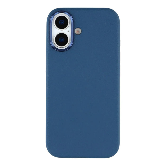 X-LEVEL For iPhone 17 Case Compatible with MagSafe PU Leather Hard PC Phone Cover - Blue - 3