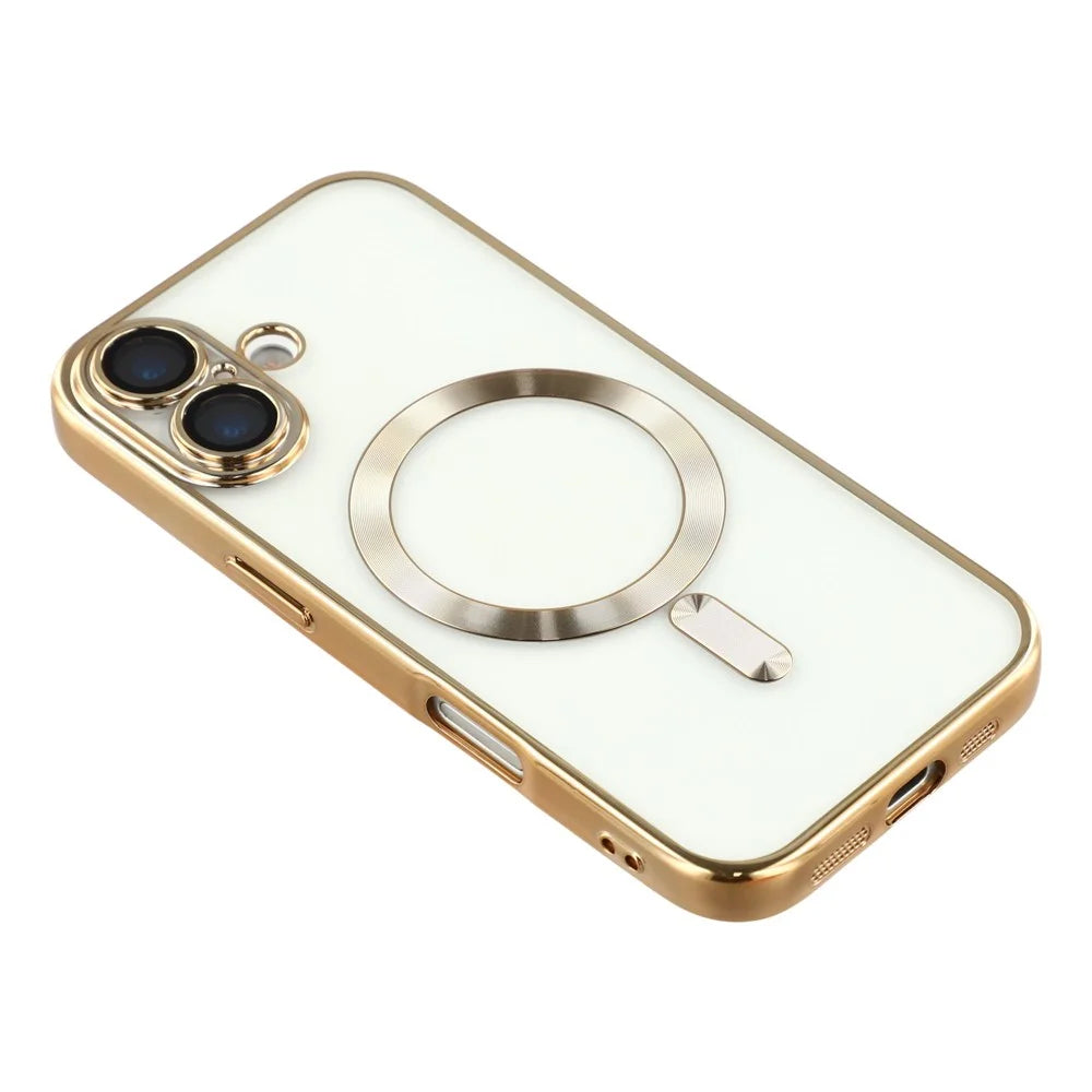 X-LEVEL For iPhone 17 Case Compatible with MagSafe Full Camera Protection TPU Phone Cover - Gold - 4