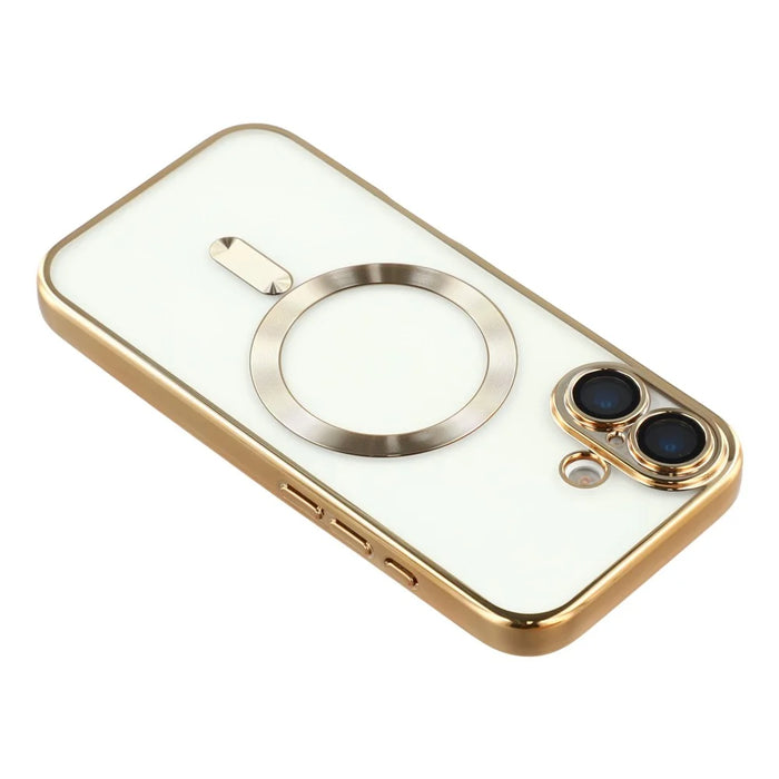 X-LEVEL For iPhone 17 Case Compatible with MagSafe Full Camera Protection TPU Phone Cover - Gold - 5