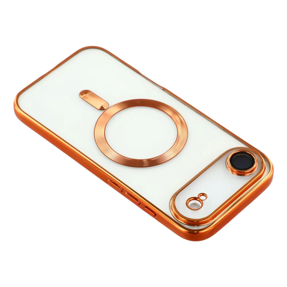 X-LEVEL For iPhone Air Case Compatible with MagSafe Full Camera Protection TPU Phone Cover - Orange - 5