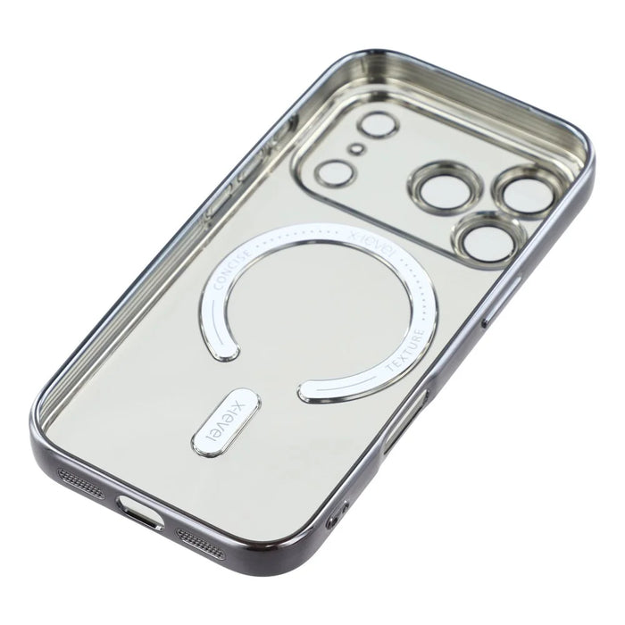 X-LEVEL For iPhone 17 Pro Case Compatible with MagSafe Full Camera Protection TPU Phone Cover - Grey - 6