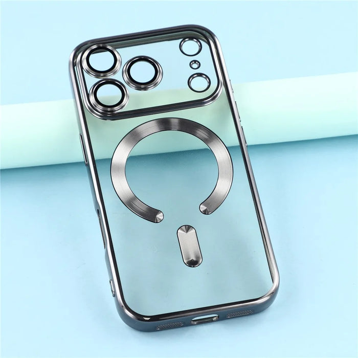 X-LEVEL For iPhone 17 Pro Case Compatible with MagSafe Full Camera Protection TPU Phone Cover - Grey - 7