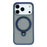 X-LEVEL For iPhone 17 Pro Case Metal Kickstand TPU PC Phone Back Cover - Blue - 3