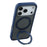 X-LEVEL For iPhone 17 Pro Case Metal Kickstand TPU PC Phone Back Cover - Blue - 4