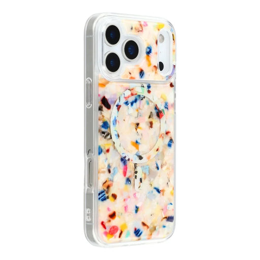 JAUCASE For iPhone 17 Pro Case Compatible with MagSafe Shell Design TPU + PC Phone Cover - Colorful Shell - 1