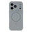For iPhone 17 Pro Case Compatible with MagSafe Liquid Silicone + PC Phone Cover with Camera Touch Control Button - Dark Grey - 3