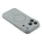For iPhone 17 Pro Case Compatible with MagSafe Liquid Silicone + PC Phone Cover with Camera Touch Control Button - Dark Grey - 5