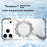 For iPhone 17 Pro Max Kickstand Case Compatible with MagSafe Z Shape Bumper Phone Cover - Black - 6