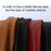 For iPhone 17 Pro Max Case Compatible with MagSafe Genuine Cow Leather+PC Kickstand Phone Cover - Black - 5