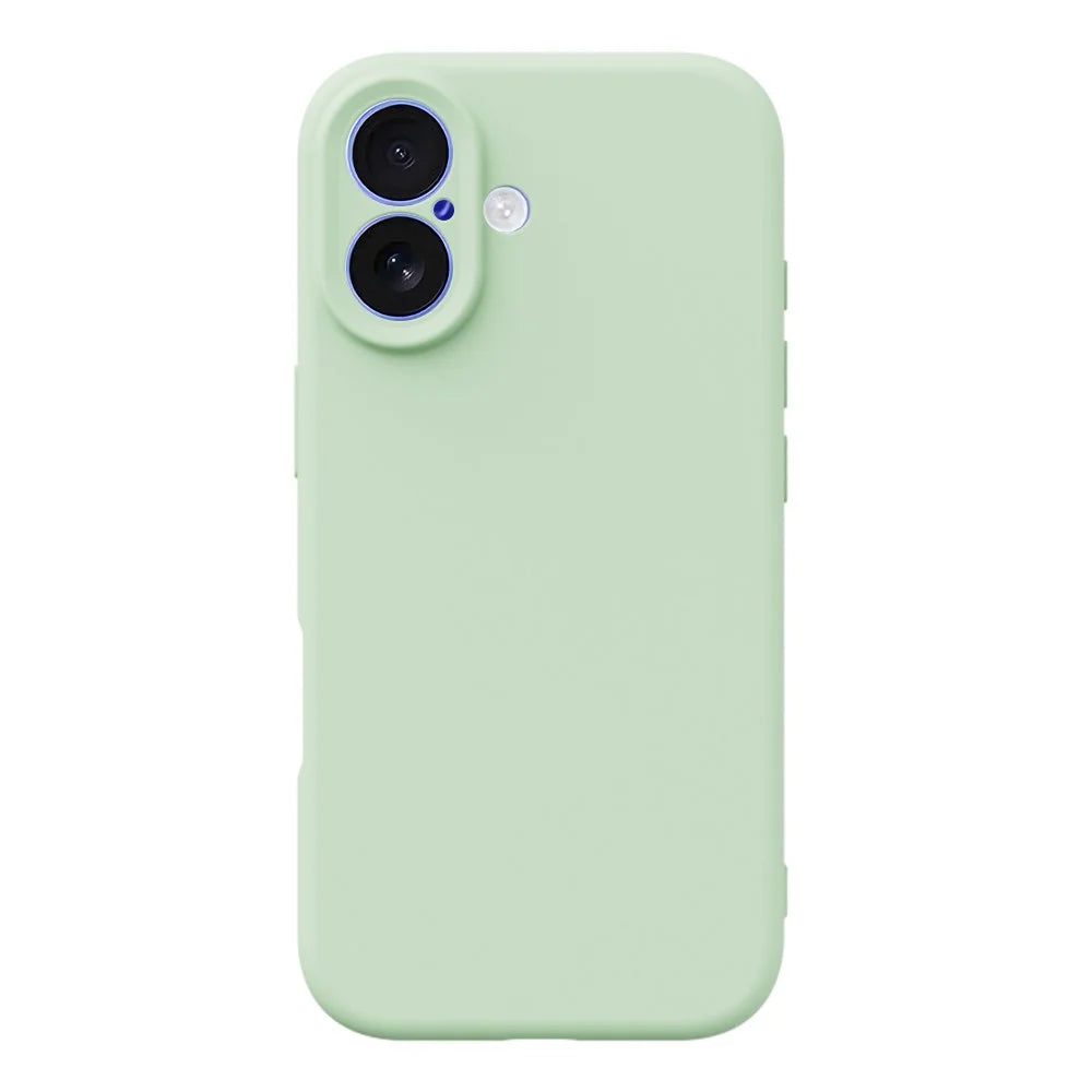 YCADEN For iPhone 17 Case Precise Cutouts TPU Phone Back Cover - Grass Green - 1