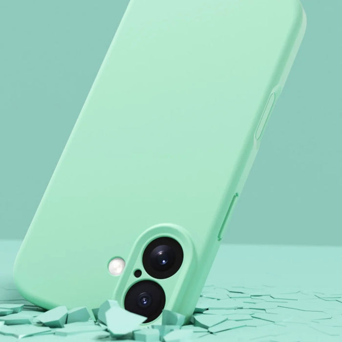 YCADEN For iPhone 17 Case Precise Cutouts TPU Phone Back Cover - Grass Green - 4