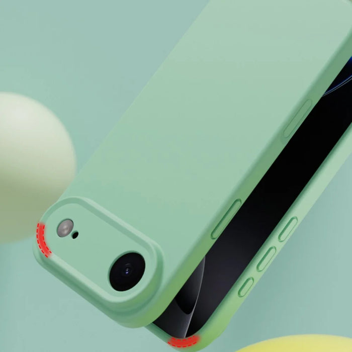 YCADEN For iPhone Air Case Precise Cutouts TPU Phone Back Cover - Grass Green - 6