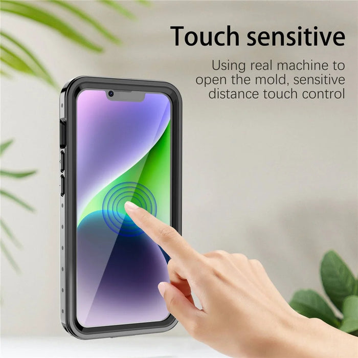 REDPEPPER PRO Series for iPhone 14 Plus IP68 Waterproof Anti-drop Transparent Phone Case Full Protection Smartphone Cover - 3