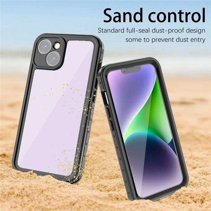 REDPEPPER PRO Series for iPhone 14 Plus IP68 Waterproof Anti-drop Transparent Phone Case Full Protection Smartphone Cover - 4