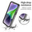 REDPEPPER PRO Series for iPhone 14 Plus IP68 Waterproof Anti-drop Transparent Phone Case Full Protection Smartphone Cover - 5